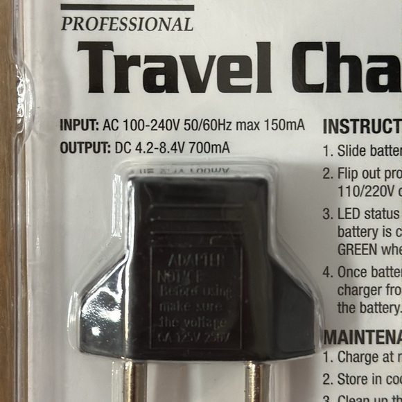 Premium Tech Professional Digital Travel Charger PT-49 for Sony NP-BN1 Sealed - Picture 4 of 7